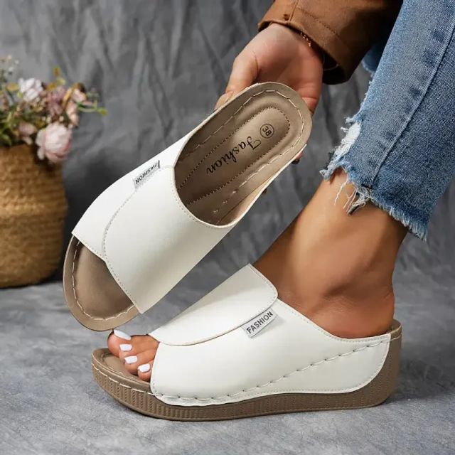 🔥HOT SALE -50% OFF🔥 Comfy Arch Support Slides 👡 | Breathable & Stylish Women's Sandals 💨💖