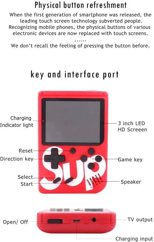 【🎮New In】Retro GameBox 400 in 1 Games with Remote (Premium Quality)