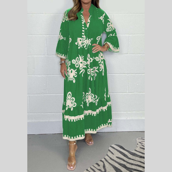 🌸Printed Casual Dress for Women – Stylish & Comfy Everyday Look👗✨
