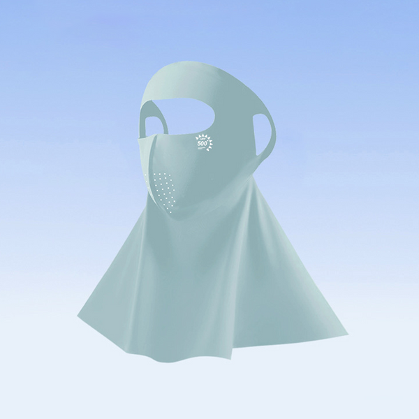 Breathable & Cooling Full Face Sun Mask with Neck Cover