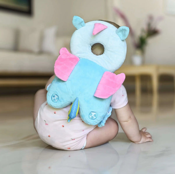 π§Έ Baby Head Protection Backpack ππ‘οΈ Soft, Safe & Adorable Cushion for Little Explorers!