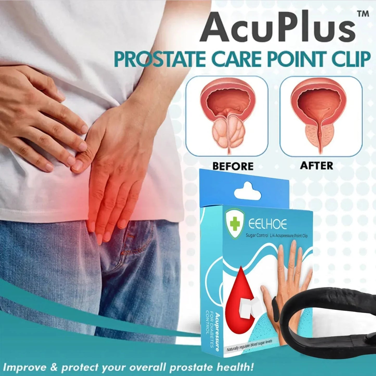 AcuPlus Prostate Care Point Clip:Helping You Live Comfortably