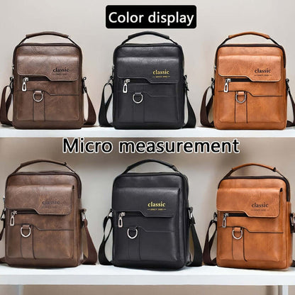 Genuine Leather Vintage Messenger Bag for Men/Woman