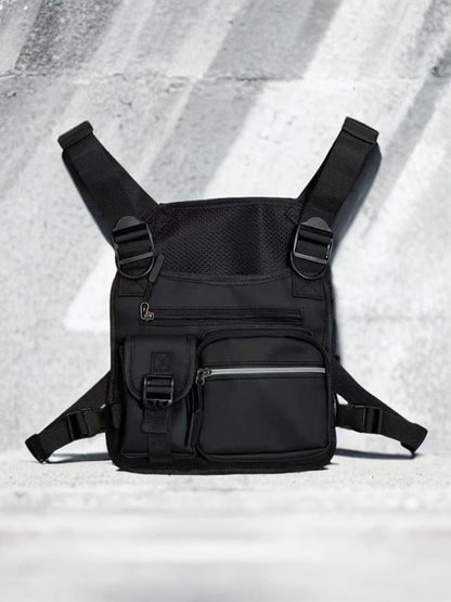 🔥 Adjustable Zipper Tactical Chest Bag 🎒✨ Multi-Functional & Ready for Action!