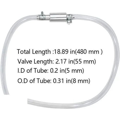 Brake Bleeder Hose - One Way Check Valve Tube Bleeding Tool Kit For Car Motorcyle Clutch