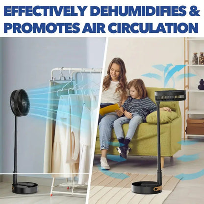🌀 All-in-1 Foldable Fan 💫 | Compact, Powerful & Portable 🌬️✨ 49% OFF SALE 🔥💥