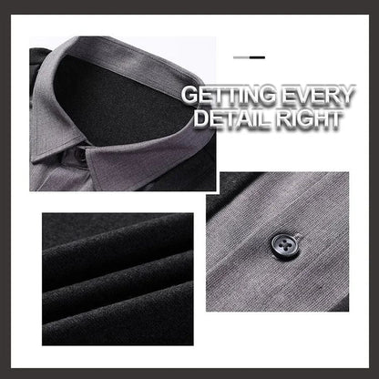 👔☀️ Men's Lightweight & Breathable Two-Piece Shirt 👕👖 | Stay Cool & Stylish All Day! 😎🌬️
