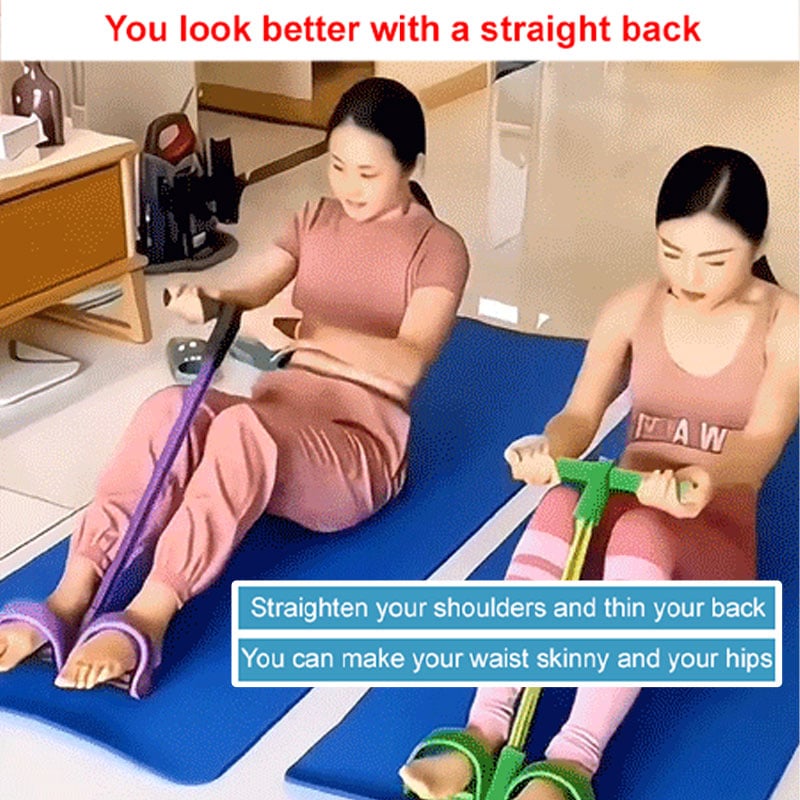 💪 Multifunctional Pedal Puller Resistance Rope 🏋️‍♂️