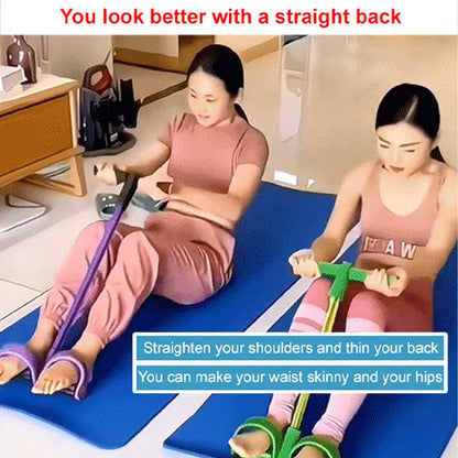 💪 Multifunctional Pedal Puller Resistance Rope 🏋️‍♂️