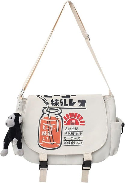 🧵 Casual Canvas Shoulder Bag | Lightweight • Durable • Everyday Style 🎒✨