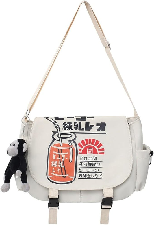 🧵 Casual Canvas Shoulder Bag | Lightweight • Durable • Everyday Style 🎒✨