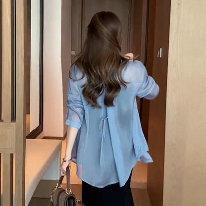 🔥2025 LAST DAY 49% OFF🔥Summer Sunscreen Chiffon Shirt