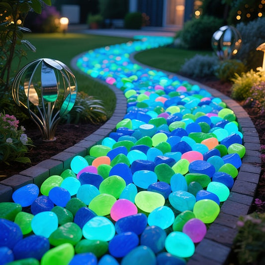 🏆Flash Sale⚡ 50K+ SOLD! Almost Gone-💥Glow In The Dark Rocks - Illuminate Your Outdoors with Enchanting Glow!