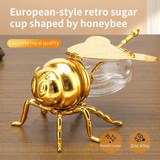 Luxury Bee Honey Pot