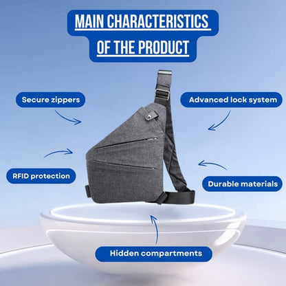 Anti-Theft SecureCrossbody Bag