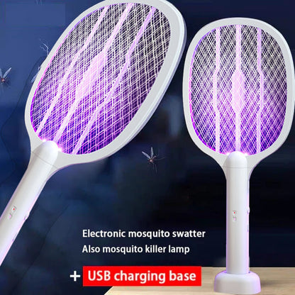 🔥NEW HOT SALE 🔥  2-in-1 Electric Swatter & Night Mosquito Killing Lamp