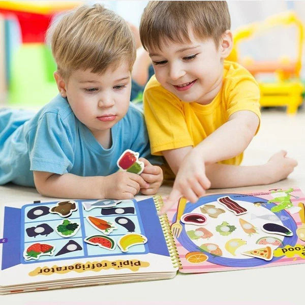 Children's educational sticker book