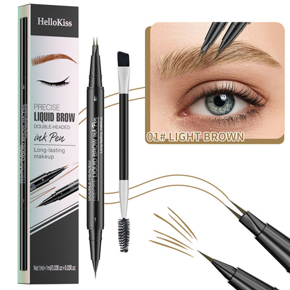 HelloKiss Curved Eyebrow Pen - Microblading Eyebrow Pencil