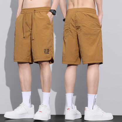 Summer Ice Silk Slim Shorts