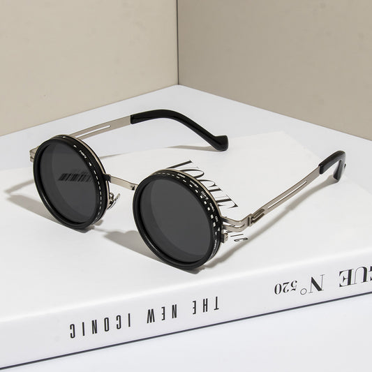 🕶️ Adjustable ND Sunglasses 1-9️⃣ | Round Polarized Lenses with Tint Filter 🌈