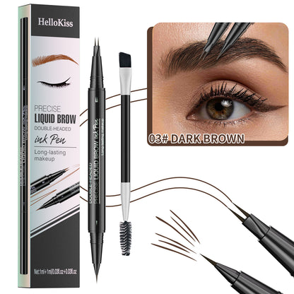 HelloKiss Curved Eyebrow Pen - Microblading Eyebrow Pencil