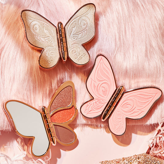 💄6 colors lucky butterfly eye shadow