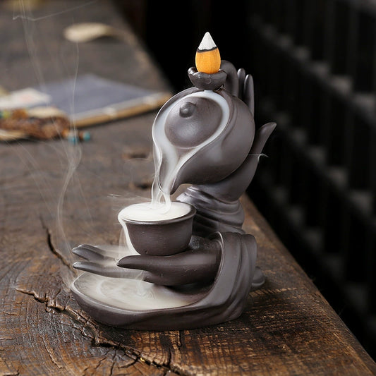 New Buddha's hand hanging pot reflux incense burner