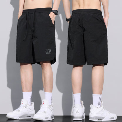 Summer Ice Silk Slim Shorts