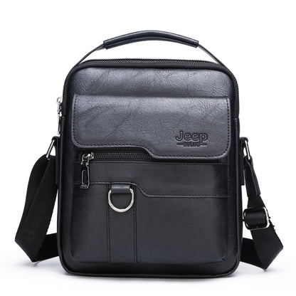 Men's retro large capacity handbag messenger bag