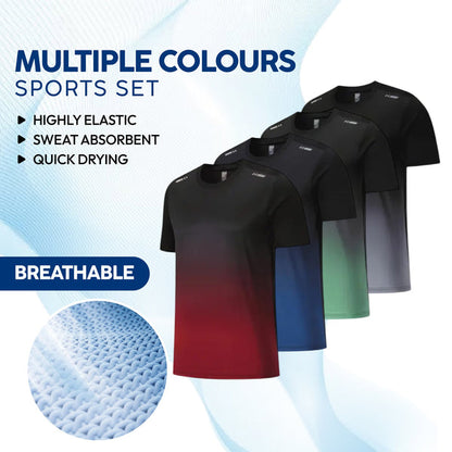 Men's Outdoor Sports Quick-Drying Breathable 2-Piece Combo Set 🏃‍♂️👕