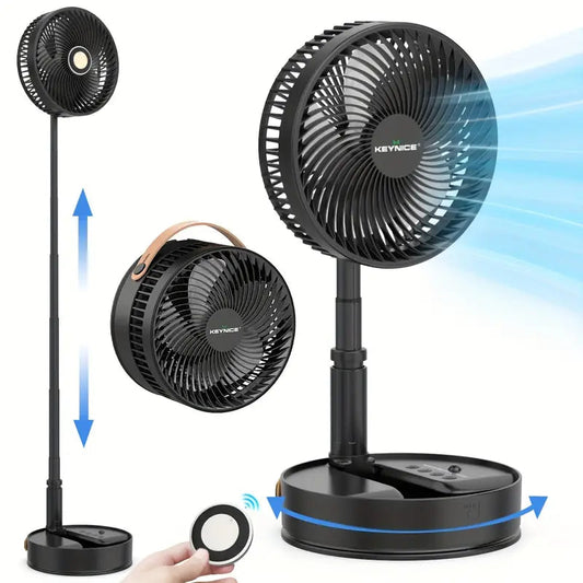 🌀 All-in-1 Foldable Fan 💫 | Compact, Powerful & Portable 🌬️✨ 49% OFF SALE 🔥💥