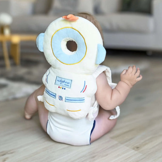 🧸 Baby Head Protection Backpack 💕🛡️ Soft, Safe & Adorable Cushion for Little Explorers!