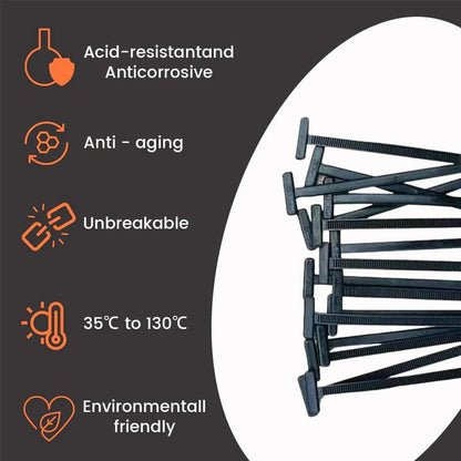 🎁49%OFF- 🚗100pcs Nylon Universal Cable Tie Buckle