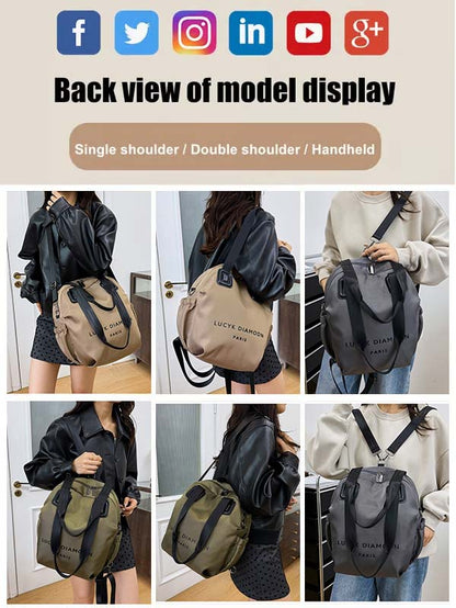 🔥Fashionable and simple three-in-one multifunctional backpack