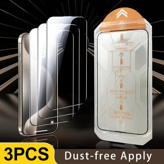 【🎄🎁Christmas Gift🎅⛄】📱Screen Protector -Fingerprint-proof Dust Free Without Bubbles