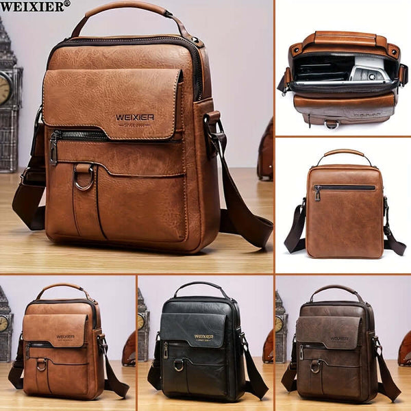 Genuine Leather Vintage Messenger Bag for Men/Woman