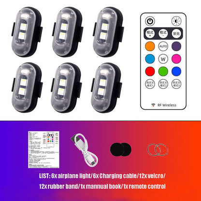 💜 LAST DAY PROMOTION - 50%OFF💜  Colorful Car LED Light, Wireless Remote Control LED Strobe Light