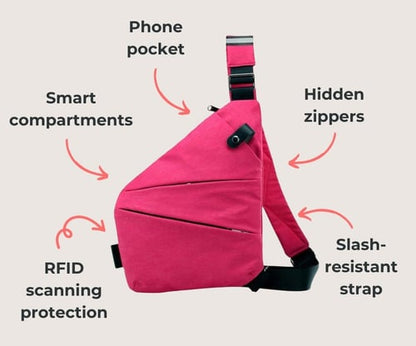 Anti-Theft SecureCrossbody Bag