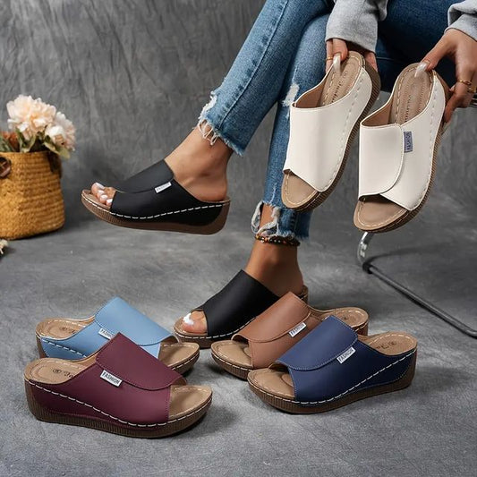🔥HOT SALE -50% OFF🔥 Comfy Arch Support Slides 👡 | Breathable & Stylish Women's Sandals 💨💖